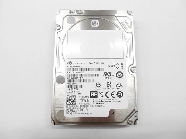 Main image of (NOT FOR HOME PC!) Seagate 1.2TB 10K 12G 12gbps SAS Server Hard Drive 2.5" ST1200MM0129 Dell HP