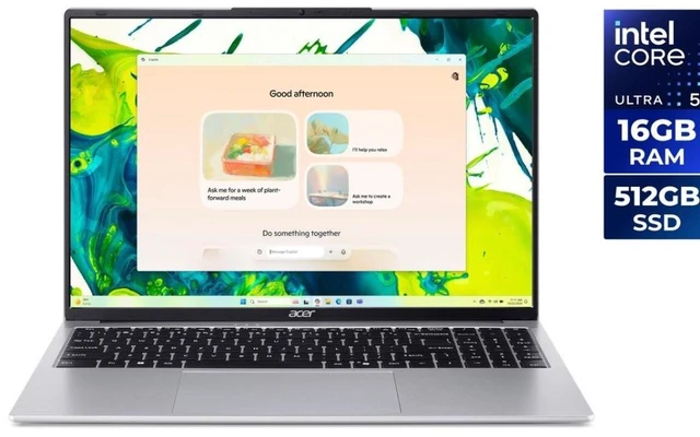 Main image of Acer AL16-73P-56YF 16" WUXGA Intel Ultra 5 225H 16 GB 512 GB SSD W11H Laptop
