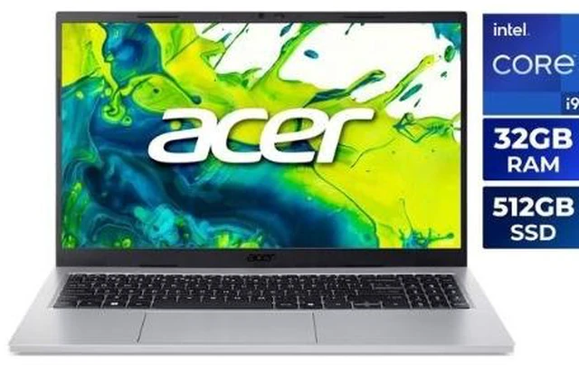 Main image of Acer Aspire Go 15 15.6" FHD Intel i9-13900H 2.6 GHz 32GB 512GB SSD W11H Silver