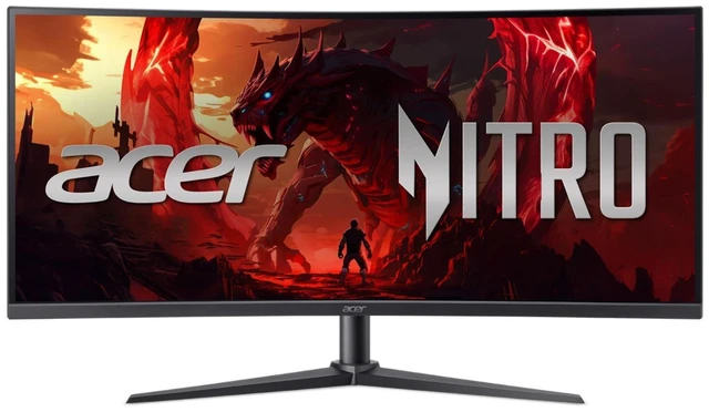 Main image of Acer Nitro XZ340CUR W0BMIIPHX 34" QHD 1 ms 240 Hz 250 Nit Curved Gaming Monitor