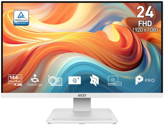 Main image of MSI PRO MP241W E14V 23.8" FHD VA 144Hz Monitor 16:9 FreeSync HDMI DisplayPort