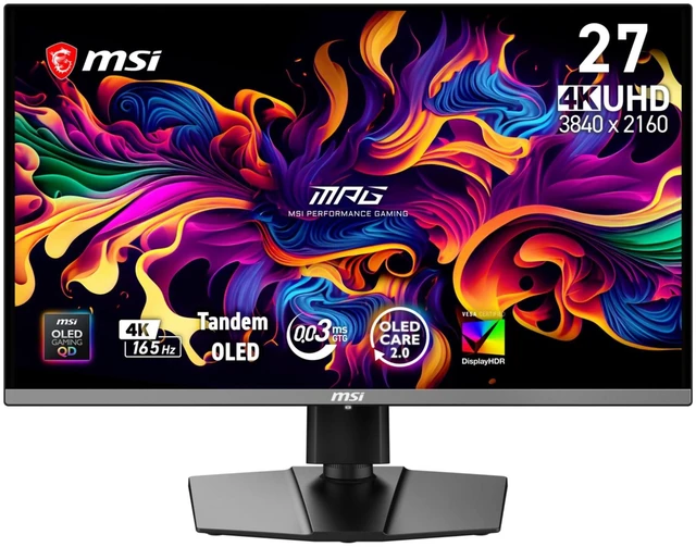 Main image of MSI MAG 272UP 26.5 UHD 165Hz Anti-Reflection HDR True Black 400 Gaming Monitor