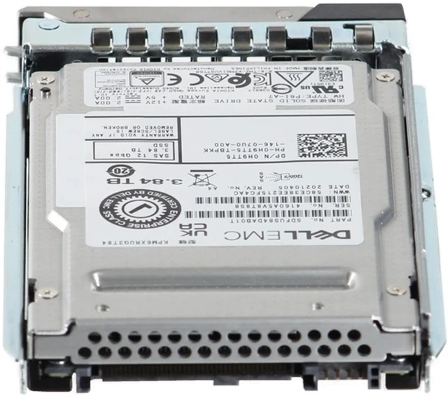 Alt view image 4 of 5 - (NOT FOR HOME PC!) H9TT5-CP1 Dell 3.84TB 12/24Gbps SAS RI TLC 2.5 SSD KPM6XRUG3T84 CPO