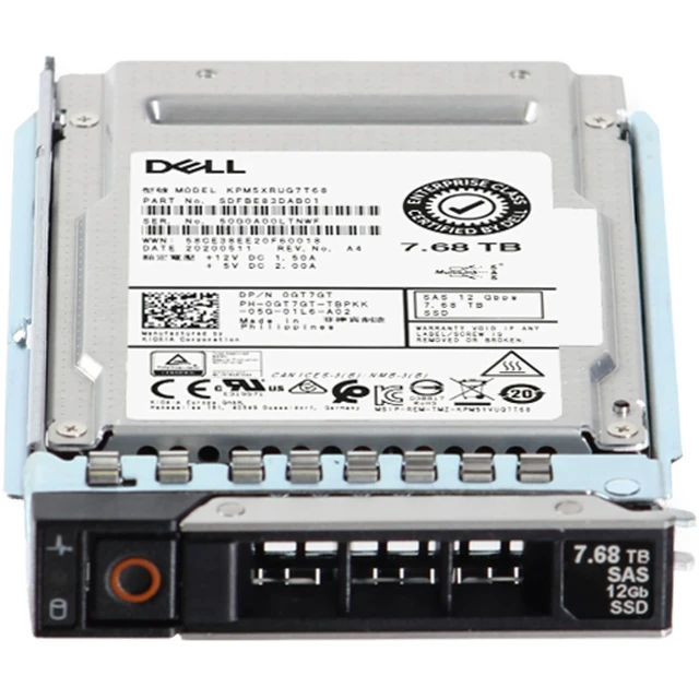 Alt view image 2 of 5 - (NOT FOR HOME PC!) GT7GT-CP1 Dell 7.68TB 12Gbps SAS RI TLC 2.5 SSD KPM5XRUG7T68 CPO