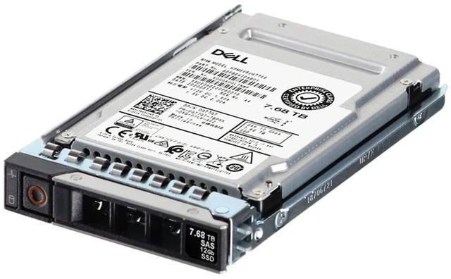 Main image of (NOT FOR HOME PC!) GT7GT-CP1 Dell 7.68TB 12Gbps SAS RI TLC 2.5 SSD KPM5XRUG7T68 CPO