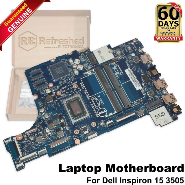 Main image of Dell Inspiron 3505 Laptop Motherboard AMD Ryzen 5 3450U DDR4 LA-K001P 5HPX6