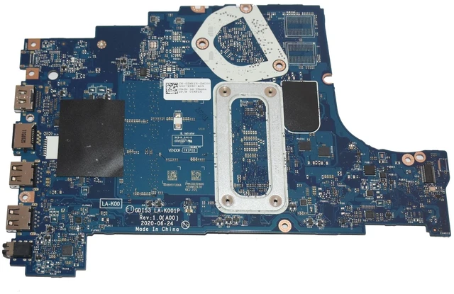 Alt view image 5 of 6 - Dell Inspiron 3505 Laptop Motherboard AMD Ryzen 5 3450U DDR4 LA-K001P 5HPX6