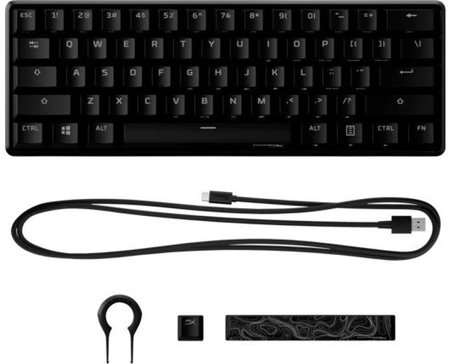 Alt view image 2 of 7 - HyperX Alloy Origins 60 - Mechanical Gaming Keyboard - HX Red - US Layout