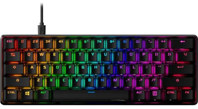 Main image of HyperX Alloy Origins 60 - Mechanical Gaming Keyboard - HX Red - US Layout