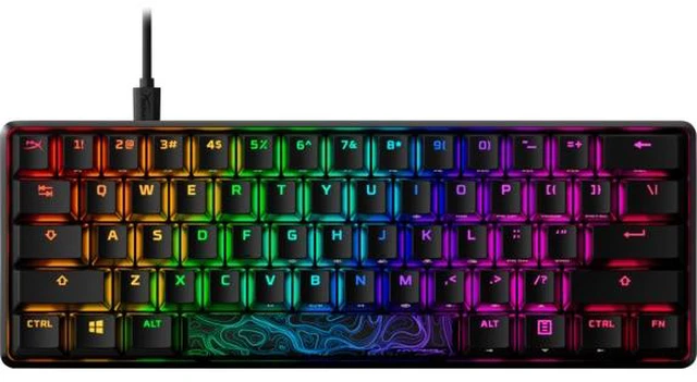 Alt view image 6 of 7 - HyperX Alloy Origins 60 - Mechanical Gaming Keyboard - HX Red - US Layout