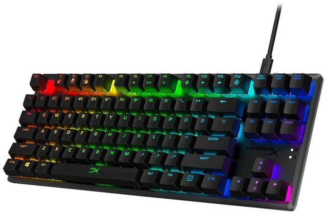Alt view image 3 of 7 - HyperX Alloy Origins Core - Mechanical Gaming Keyboard - HX Red - US Layout