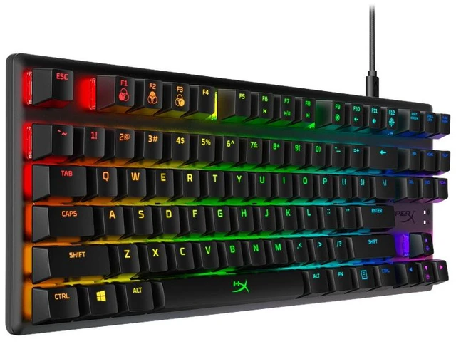 Alt view image 5 of 7 - HyperX Alloy Origins Core - Mechanical Gaming Keyboard - HX Red - US Layout