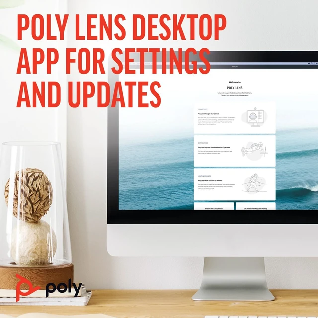 Alt view image 4 of 7 - Poly Sync 40 Microsoft Teams Certified Speakerphone
