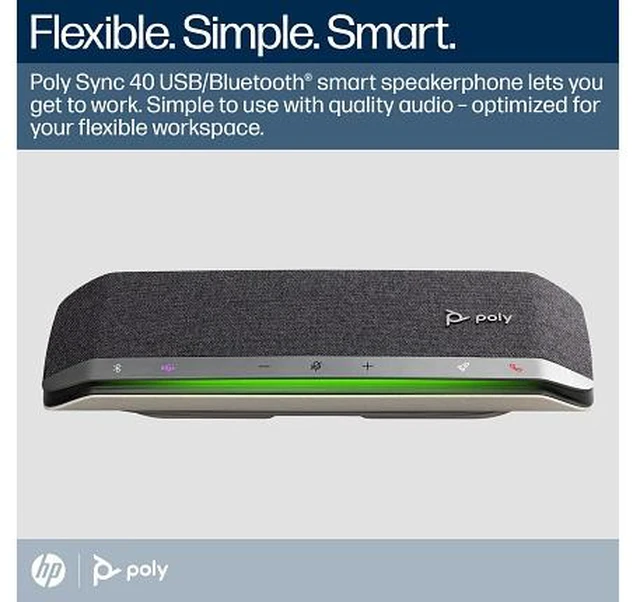Alt view image 5 of 7 - Poly Sync 40 Microsoft Teams Certified Speakerphone