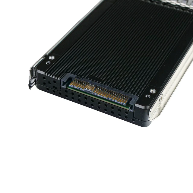 Alt view image 3 of 7 - Dell 3.84TB PCIe Gen 3.1 x4 4GB/s 3D TLC U.2 NVMe 1 DWPD 2.5" SSD 0FVM8N G16