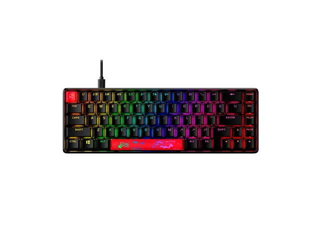 Alt view image 6 of 7 - HyperX Alloy Origins 65 - Mechanical Gaming Keyboard - HX Red - US Layout