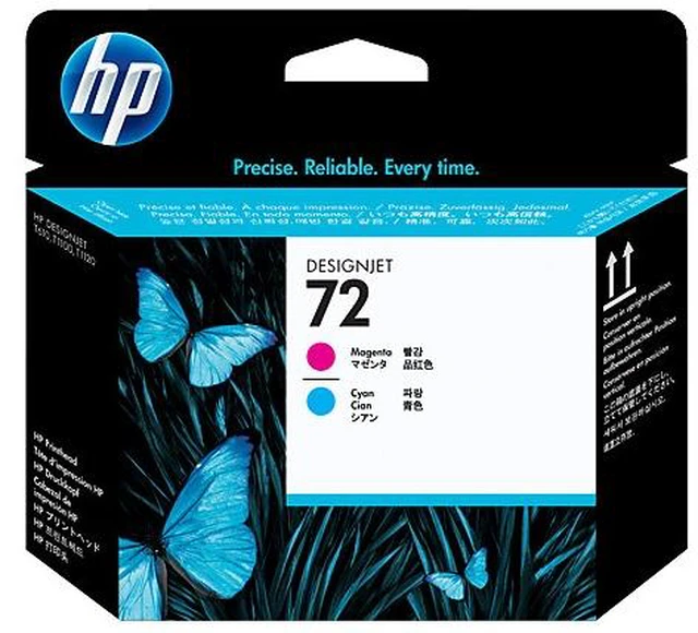 Main image of HP 72 Magenta and Cyan DesignJet Printhead, C9383A