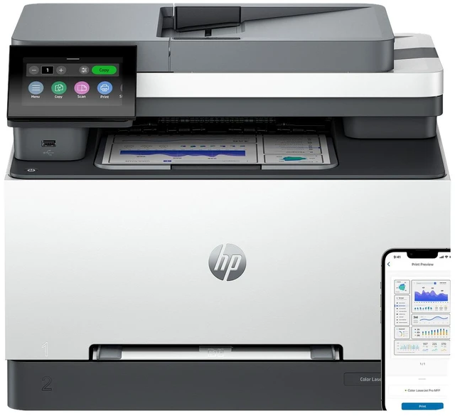 Main image of HP Color LaserJet Pro MFP 3301fdw Laser Printer, Color Mobile Print, Copy, Scan,