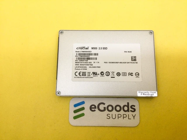 Main image of CT960M500SSD1 Crucial M500 960GB 2.5 SSD Solid State Drive 1 SATA III