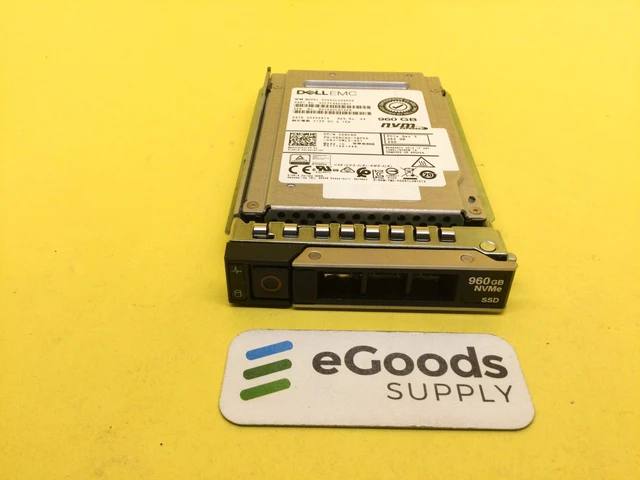Alt view image 3 of 3 - DRC9H DELL 960GB NVME PCIe Gen3 2.5 in SSD with DXD9H Tray KCD5XLUG960G
