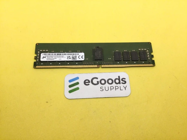 Main image of (NOT FOR HOME PC!) MTA18ASF2G72PDZ-3G2J3 Mciron 16GB(1x16GB) 2Rx8 PC4-3200A DDR4 ECC Server Memory
