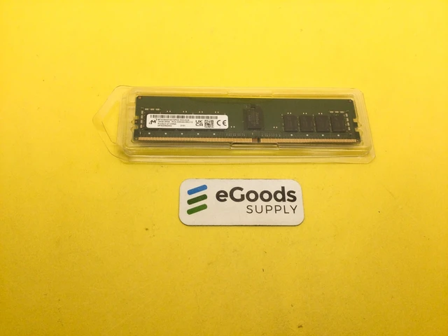 Alt view image 3 of 3 - (NOT FOR HOME PC!) MTA18ASF2G72PDZ-3G2J3 Mciron 16GB(1x16GB) 2Rx8 PC4-3200A DDR4 ECC Server Memory
