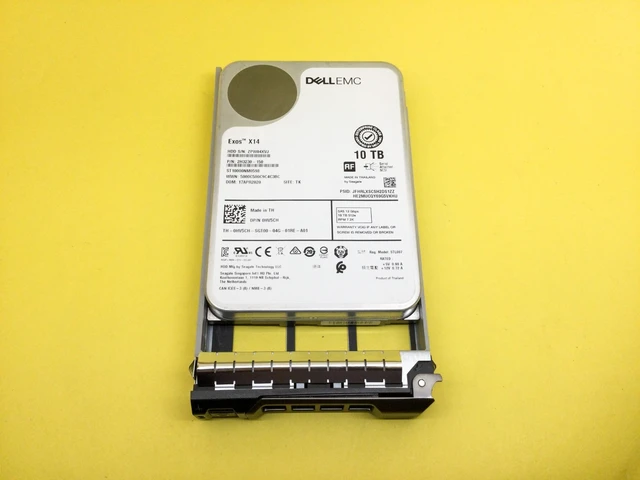 Alt view image 2 of 3 - (NOT FOR HOME PC!) HV5CH DELL 10TB 7.2K SAS 12Gb/s 3.5in 512e HDD 0HV5CH ST10000NM0598