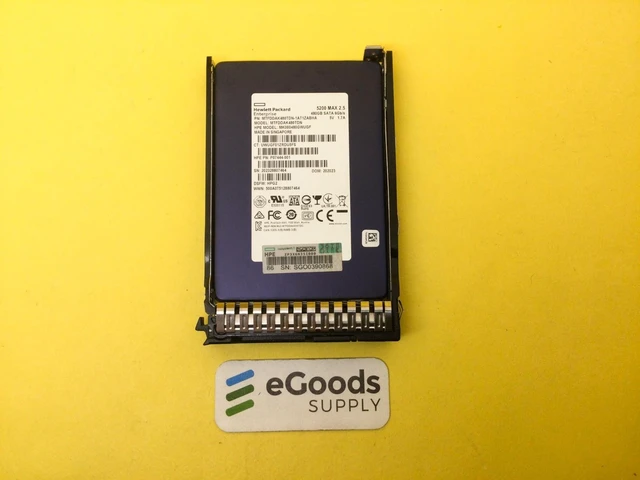Main image of P18432-B21 HPE 480GB SATA 6G MIXED USE SFF SC MV SSD P18477-001 P18433-B21