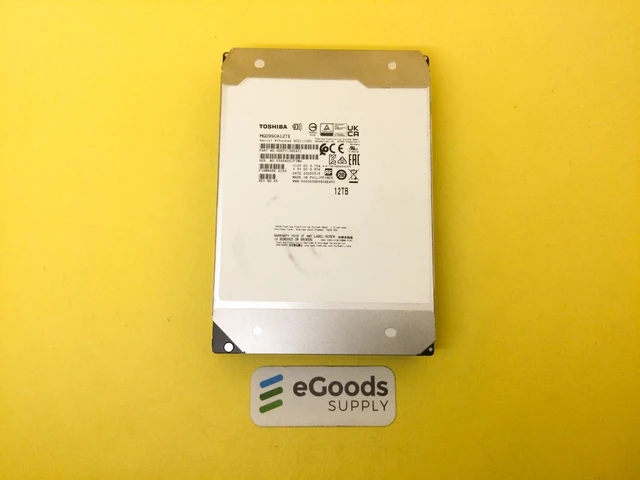 Main image of (NOT FOR HOME PC!) Toshiba 12TB 7.2K 12G 3.5" SAS HDD MG09SCA12TE