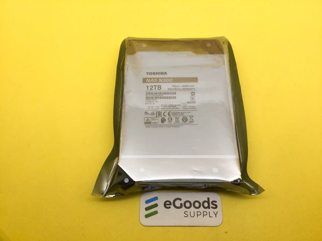 Alt view image 2 of 2 - Toshiba HDWG21C N300 12TB 7200RPM SATA 6Gb/s 3.5'' NAS HDD