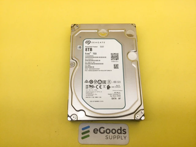 Alt view image 2 of 2 - ST8000NM0055 Seagate Enterprise 8TB 3.5" 7200 RPM SATA III Internal HDD
