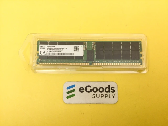 Alt view image 3 of 3 - (NOT FOR HOME PC!) HMCG94MEBRA108N SK HYNIX 64GB 2Rx4 PC5-4800B ECC Server MEMORY MODULE