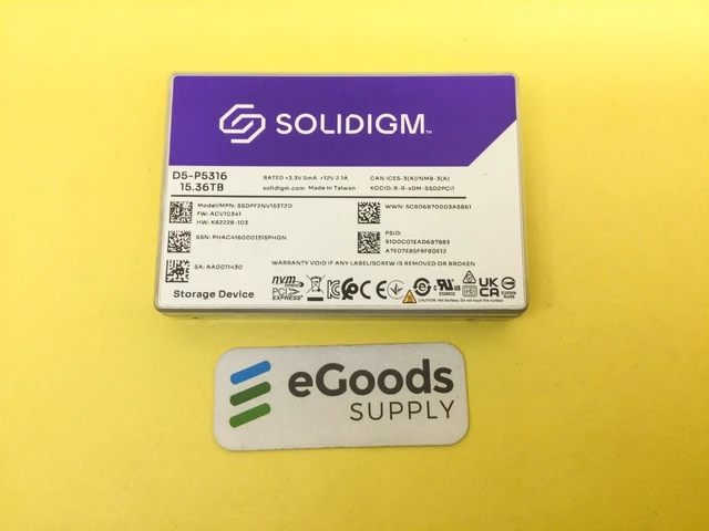 Main image of Intel D5-P5316 Series 15.36TB PCIe4.0 NVME U.2 2.5in SSD SSDPF2NV153TZD