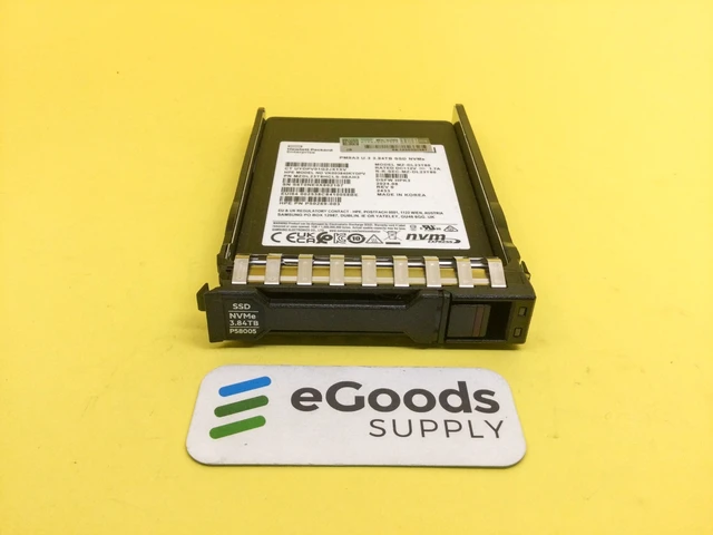 Alt view image 3 of 3 - P57758-B21 HPE DX 3.84TB NVME RI SFF BC MV FIO SSD P58005-001
