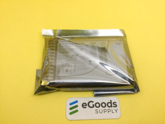 Alt view image 3 of 3 - P47319-B21 HPE 1.92TB SATA 6G READ INTENSIVE SFF SC S4520 SSD P47484-001