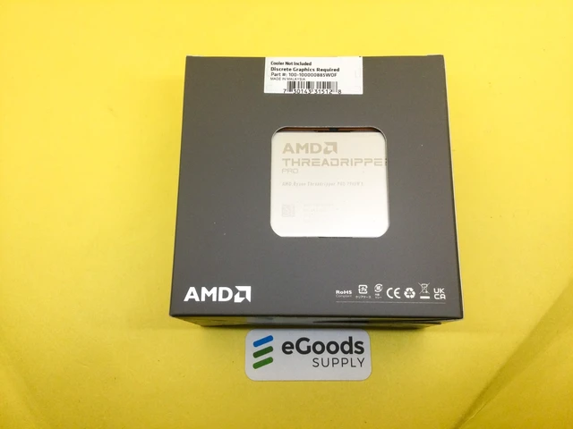 Alt view image 3 of 4 - AMD Ryzen Threadripper PRO 7965WX 24-Cores 4.2GHz 350W CPU 100-000000885