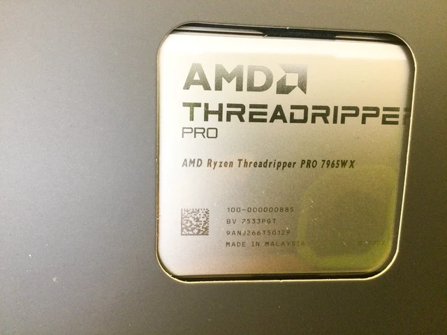 Alt view image 4 of 4 - AMD Ryzen Threadripper PRO 7965WX 24-Cores 4.2GHz 350W CPU 100-000000885