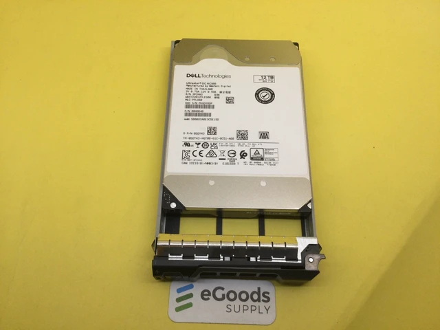 Alt view image 2 of 3 - D2Y43 DELL Ultrastar DC HC555 12TB SATA 6Gb/s 7.2K 0B48646 3.5" HDD