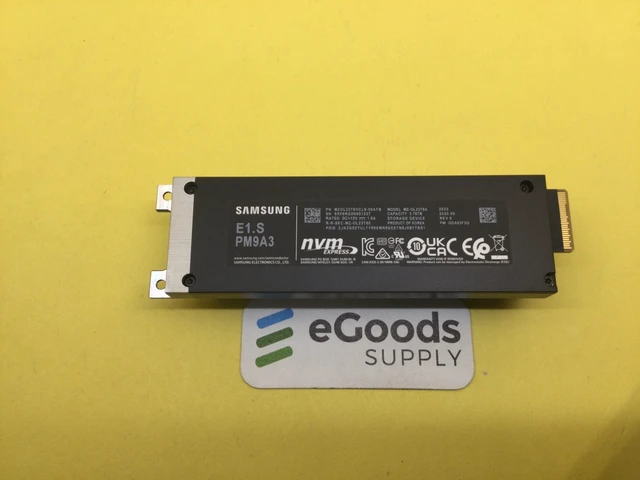 Alt view image 2 of 4 - MZ-OL23T8A Samsung PM9A3 3.84TB PCIe 4.0 x4 NVMe E1.S SSD MZOL23T8HCLS