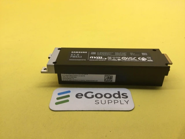 Alt view image 3 of 4 - MZ-OL23T8A Samsung PM9A3 3.84TB PCIe 4.0 x4 NVMe E1.S SSD MZOL23T8HCLS