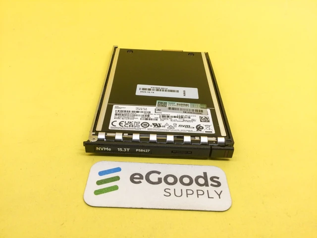 Alt view image 2 of 3 - P57807-B21 HPE 15.36TB NVME GEN5 READ INTENSIVE E3S EC1 EDSFF SSD P58427-001