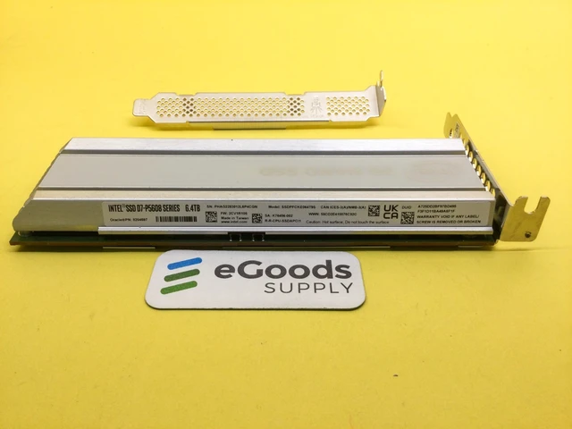 Alt view image 2 of 4 - Sun Oracle Intel D7-P5608 Series 6.4TB PCIe NVMe HHHL 3D NAND SSD 8204597