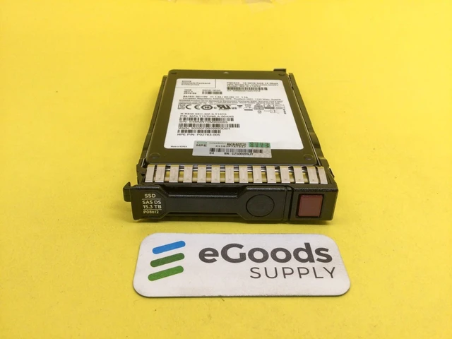 Alt view image 2 of 3 - (NOT FOR HOME PC!) P06592-B21 HPE 15.36TB SAS 12G READ INTENSIVE SFF (2.5IN) SC DS SSD P08612-001