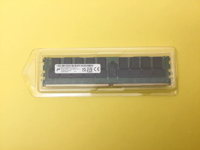 Alt view image 3 of 3 - MTA72ASS8G72LZ-2G6J1 Micron 64GB (1X64GB) 4DRX4 PC4-2666V Server Memory