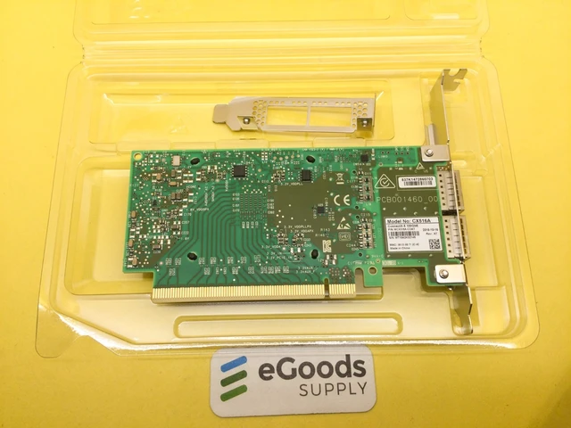 Alt view image 2 of 3 - Mellanox ConnectX-5 100GbE Dual Port QSFP28 Network Adapter MCX516A-CDAT