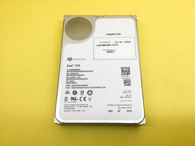 Main image of (NOT FOR HOME PC!) NETAPP SEAGATE EXOS X10 10TB 7200 RPM SAS 12Gb/s 3.5'' 256MB HDD ST10000NM0096