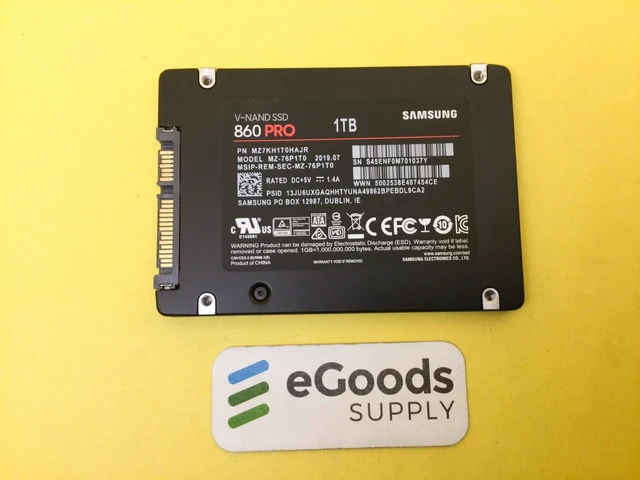 Main image of MZ-76P1T0 Samsung 860 Pro 1TB SATA 6Gb/s 2.5in Internal SSD