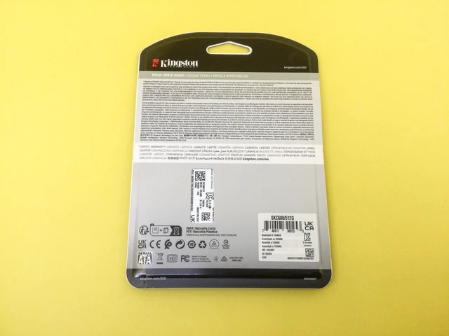 Alt view image 2 of 2 - Kingston KC600 512GB SATA 6Gb/s 2.5in Internal SSD SKC600/512G Sealed