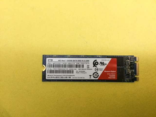 Main image of WD Red SA500 2TB SATA 6Gb/s M.2 2280 NAS SSD WDS200T1R0B