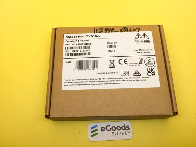 Alt view image 2 of 3 - Mellanox ConnectX-5 100GbE Dual Port QSFP28 Network Adapter MCX516A-CDAT